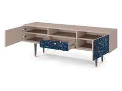 Mueble de TV - 170х59х41 cm - T6 - Starfall, Latte^ Móvel De Tv
