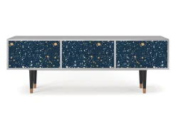 Móvel De Tv| Mueble de TV - 170х59х48 cm - T4 - Starfall, Cinza Cinzento