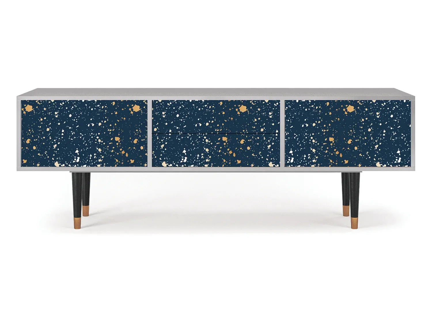 Móvel De Tv| Mueble de TV - 170х59х48 cm - T4 - Starfall, Cinza Cinzento