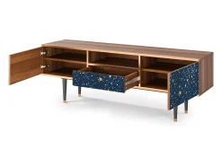 Mueble de TV - 170х59х41 cm - T6 - Starfall, Nogueira^ Móvel De Tv