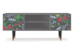Móvel De Tv| Mueble de TV - 170х69х48 cm - T2 - Summer Berries, Cinza Cinzento
