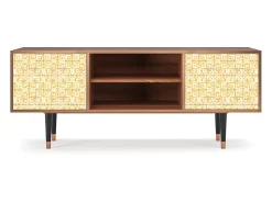 Móvel De Tv* Mueble de TV - 170х69х48 cm - T2 - Sunshiny Tile, Nogueira Castanho