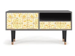 Móvel De Tv* Mueble de TV - 115х59х48 cm - T3 - Sunshiny Tile, Areia Bege