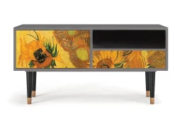 Clearance Mueble de TV - 115х59х48 cm - T3 - Sunflowers, Areia Bege