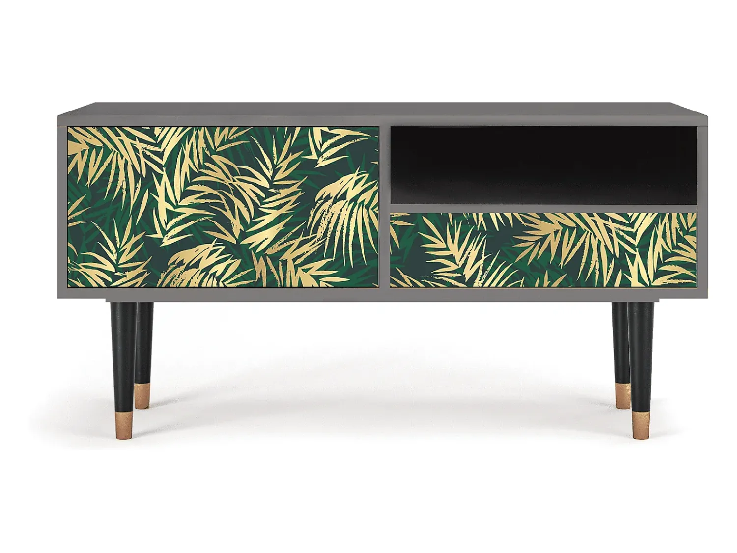 Mueble de TV - 115х59х48 cm - T3 - Sunny Palm Tree, Areia^ Móvel De Tv
