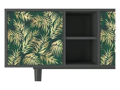 Mueble de TV - 150х69х41 cm - T5 - Sunny Palm Tree, Antracite^ Móvel De Tv