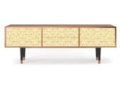Móvel De Tv* Mueble de TV - 170х59х48 cm - T4 - Sunshiny Tile, Nogueira Castanho