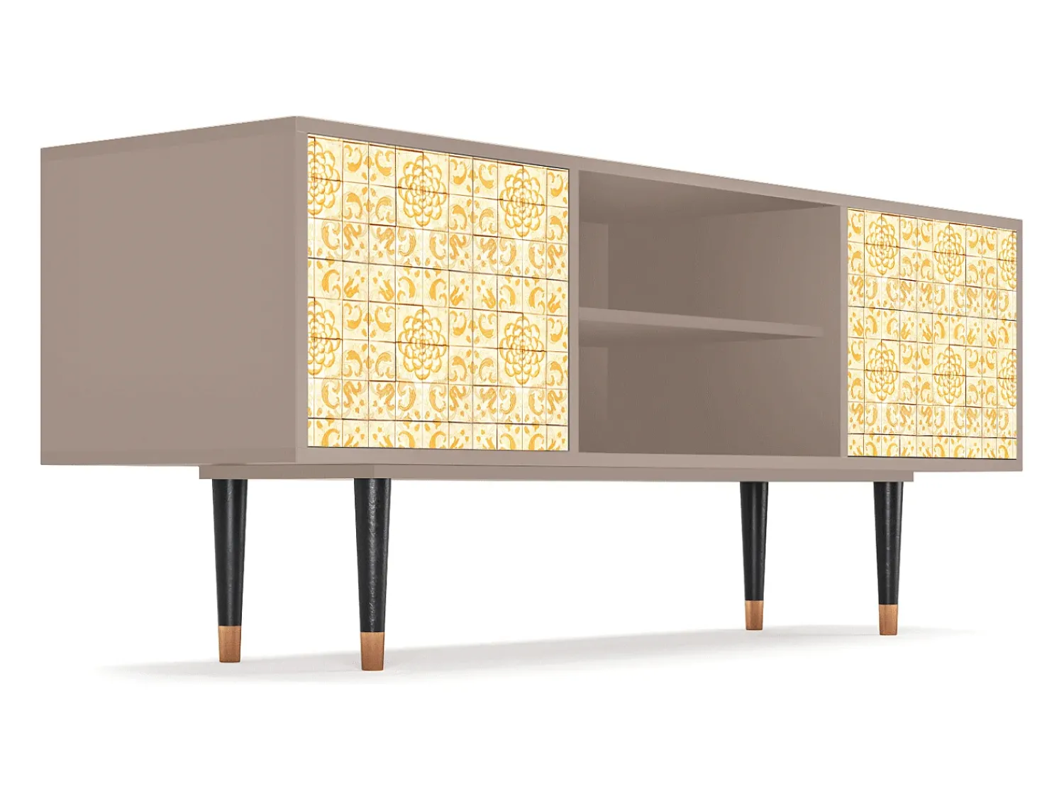 Móvel De Tv| Mueble de TV - 170х69х48 cm - T2 - Sunshiny Tile, Latte Bege