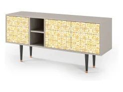 Best Mueble de TV - 150х69х41 cm - T5 - Sunshiny Tile, Areia Bege