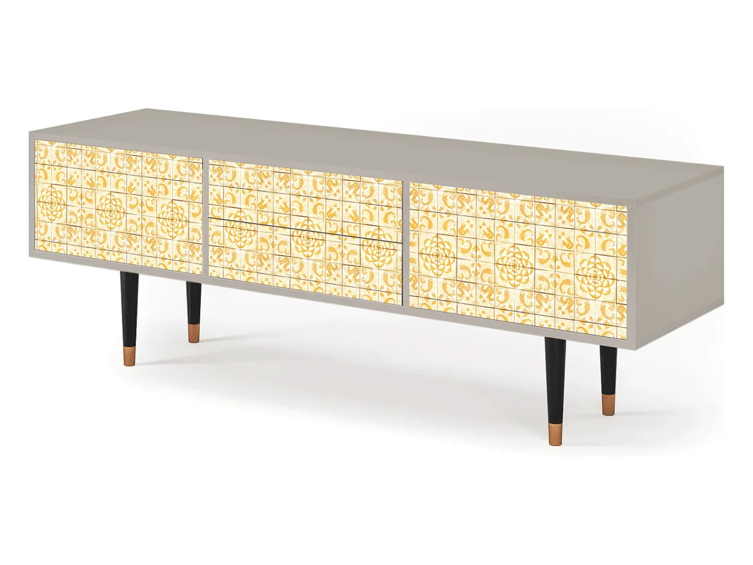 Mueble de TV - 170х59х48 cm - T4 - Sunshiny Tile, Areia^ Móvel De Tv