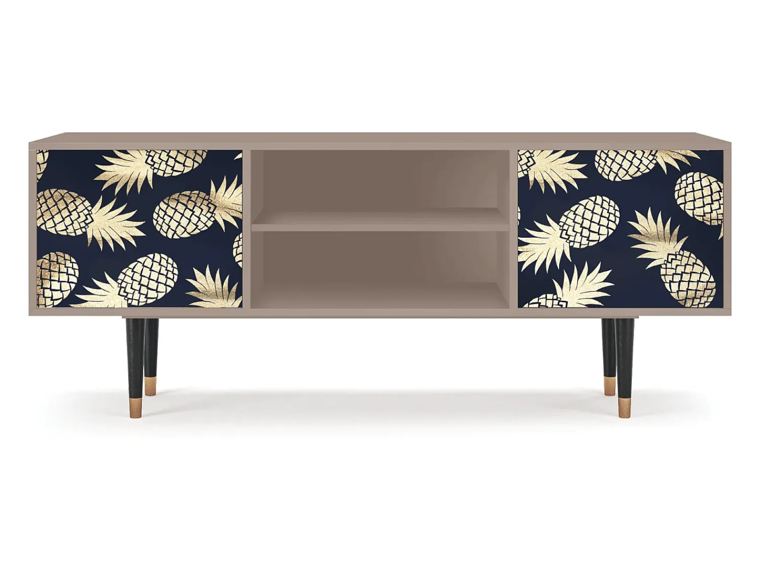 Móvel De Tv| Mueble de TV - 170х69х48 cm - T2 - Sunny Pineaple, Latte Bege