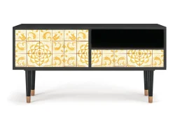 Mueble de TV - 115х59х48 cm - T3 - Sunshiny Tile, Antracite Cinza antracite