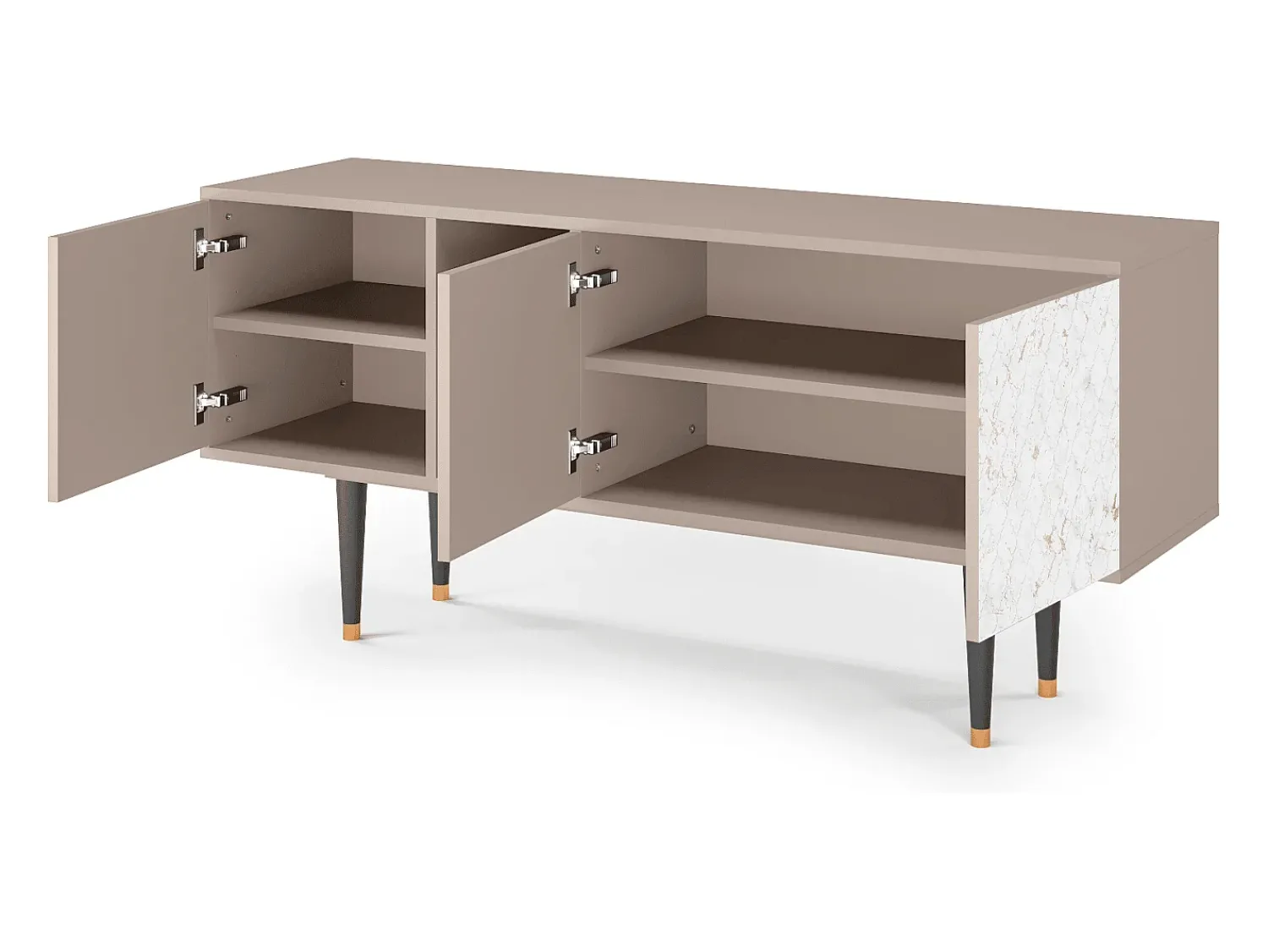 Mueble de TV - 150х69х41 cm - T5 - Sweet Cotton, Latte^ Móvel De Tv