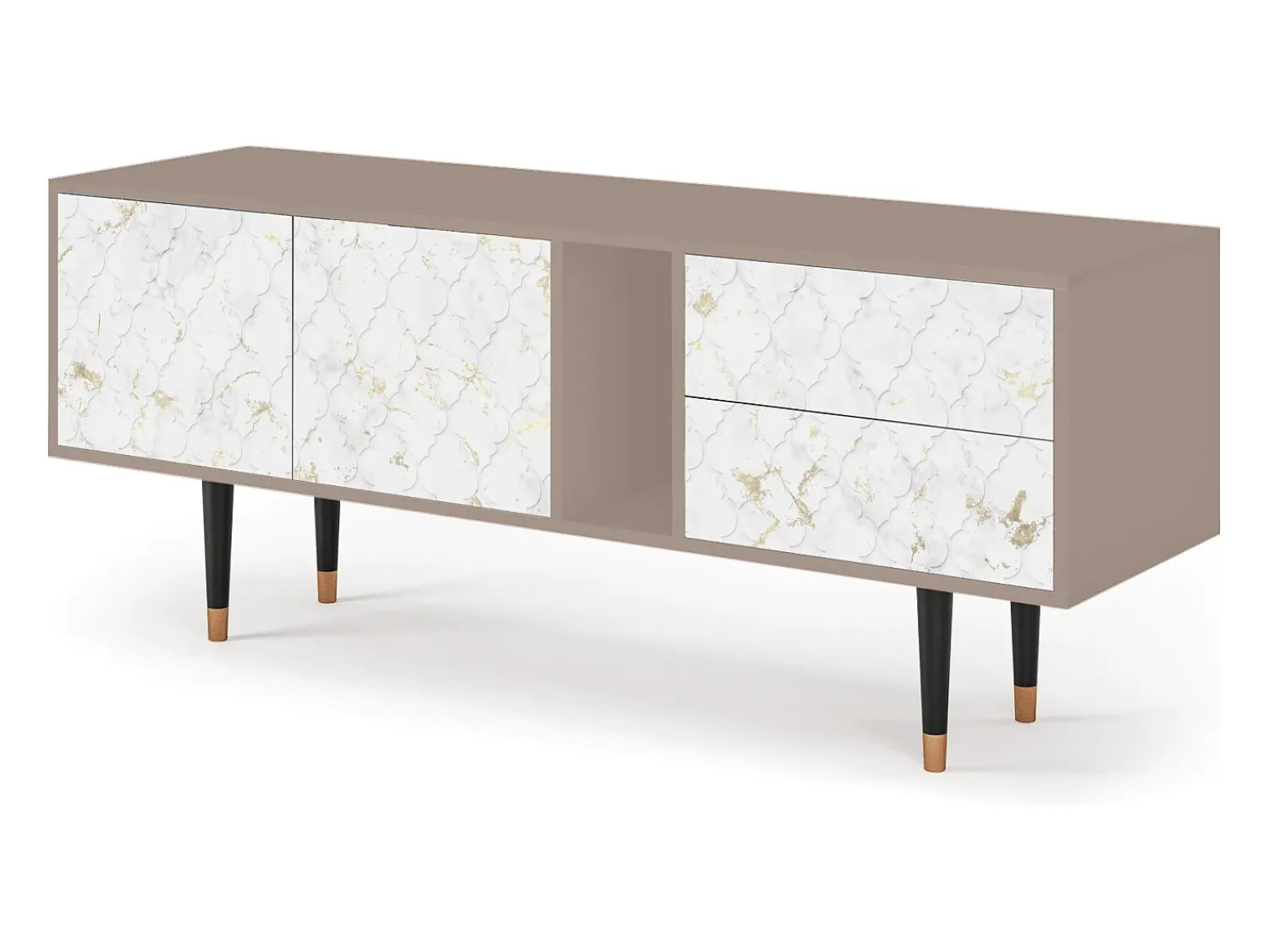 Móvel De Tv* Mueble de TV - 170х69х48 cm - T1 - Sweet Cotton, Latte Bege