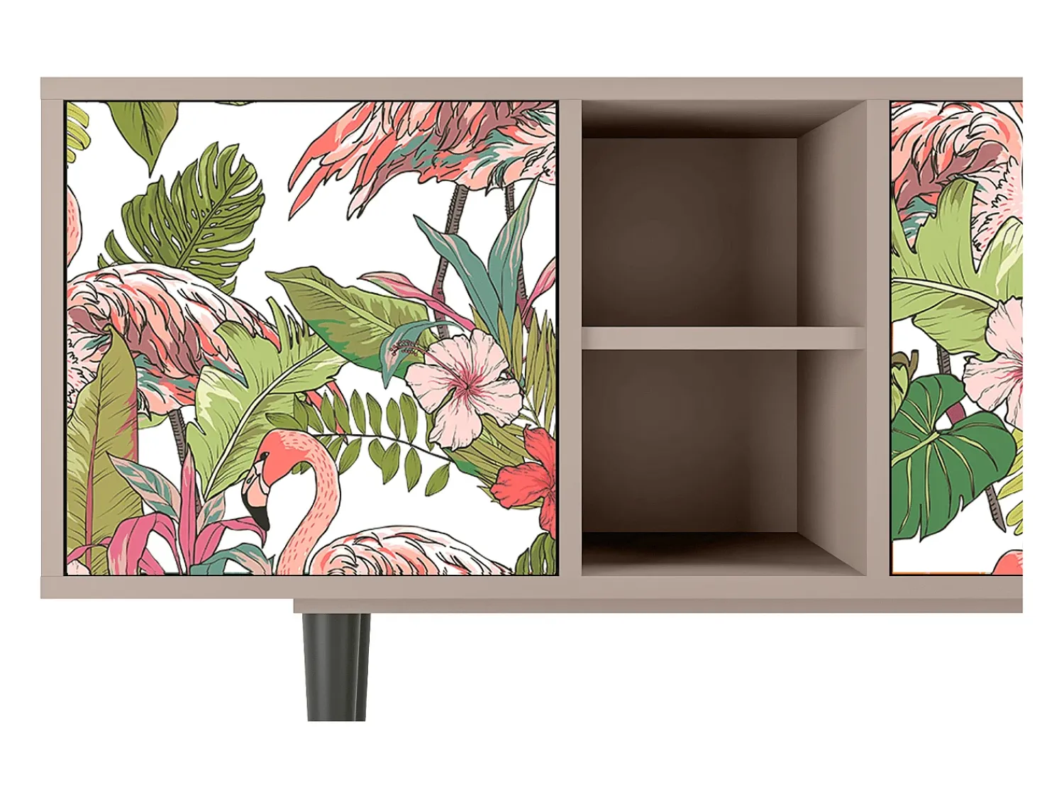 Mueble de TV - 150х69х41 cm - T5 - Sweet Flamingo, Latte^ Móvel De Tv