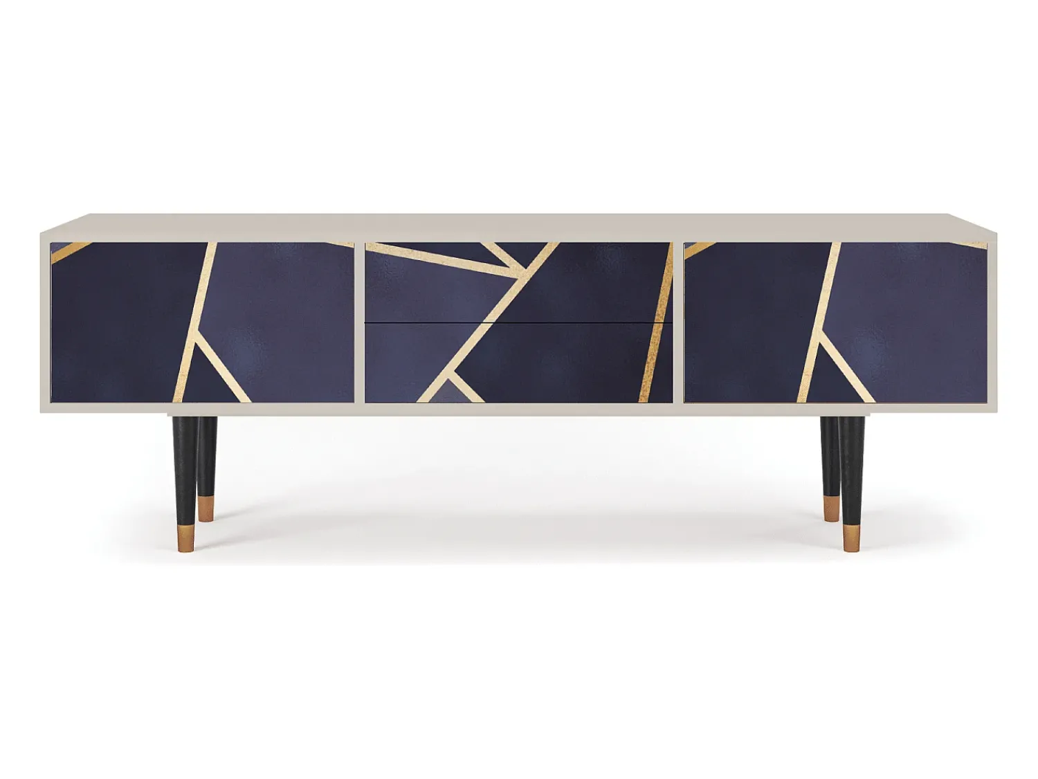 Discount Mueble de TV - 170х59х48 cm - T4 - The Amethyst, Areia Bege