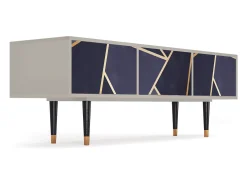 Discount Mueble de TV - 170х59х48 cm - T4 - The Amethyst, Areia Bege