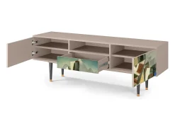 Móvel De Tv| Mueble de TV - 170х59х41 cm - T6 - The Cubist Paintings , Latte Bege