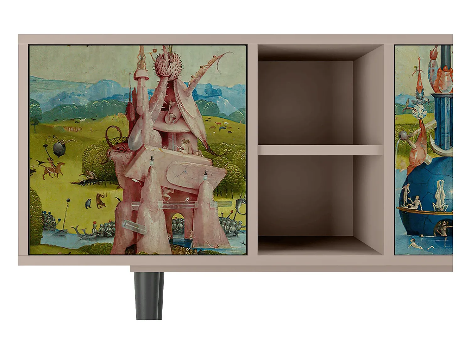 Móvel De Tv| Mueble de TV - 150х69х41 cm - T5 - The Garden 2 by Bosch, Latte Bege