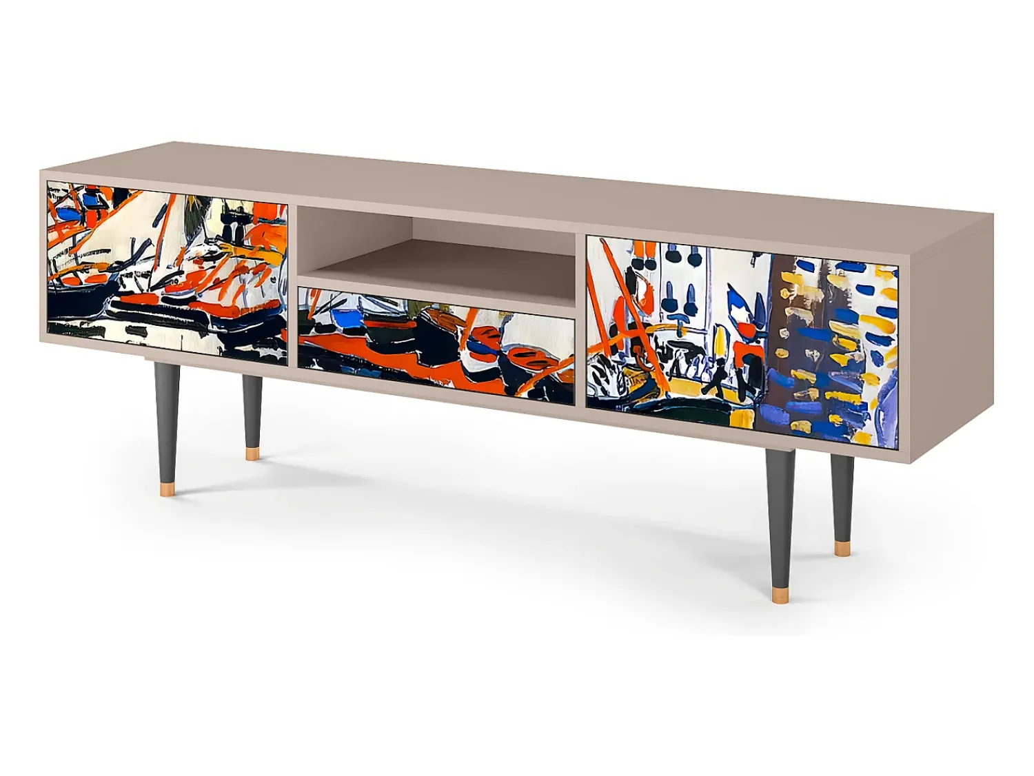 Mueble de TV - 170х59х41 cm - T6 - The Port of Collioure , Latte^ Móvel De Tv