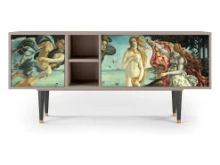Móvel De Tv* Mueble de TV - 150х69х41 cm - T5 - The Birth of Venus, Latte Bege