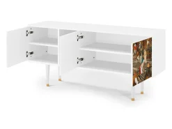 Mueble de TV - 150х69х41 cm - T5 - The Younger - Spring, Branco^ Móvel De Tv