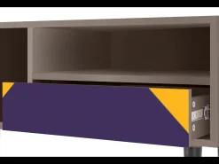 Móvel De Tv| Mueble de TV - 115х59х48 cm - T3 - The Brightest Way, Latte Bege