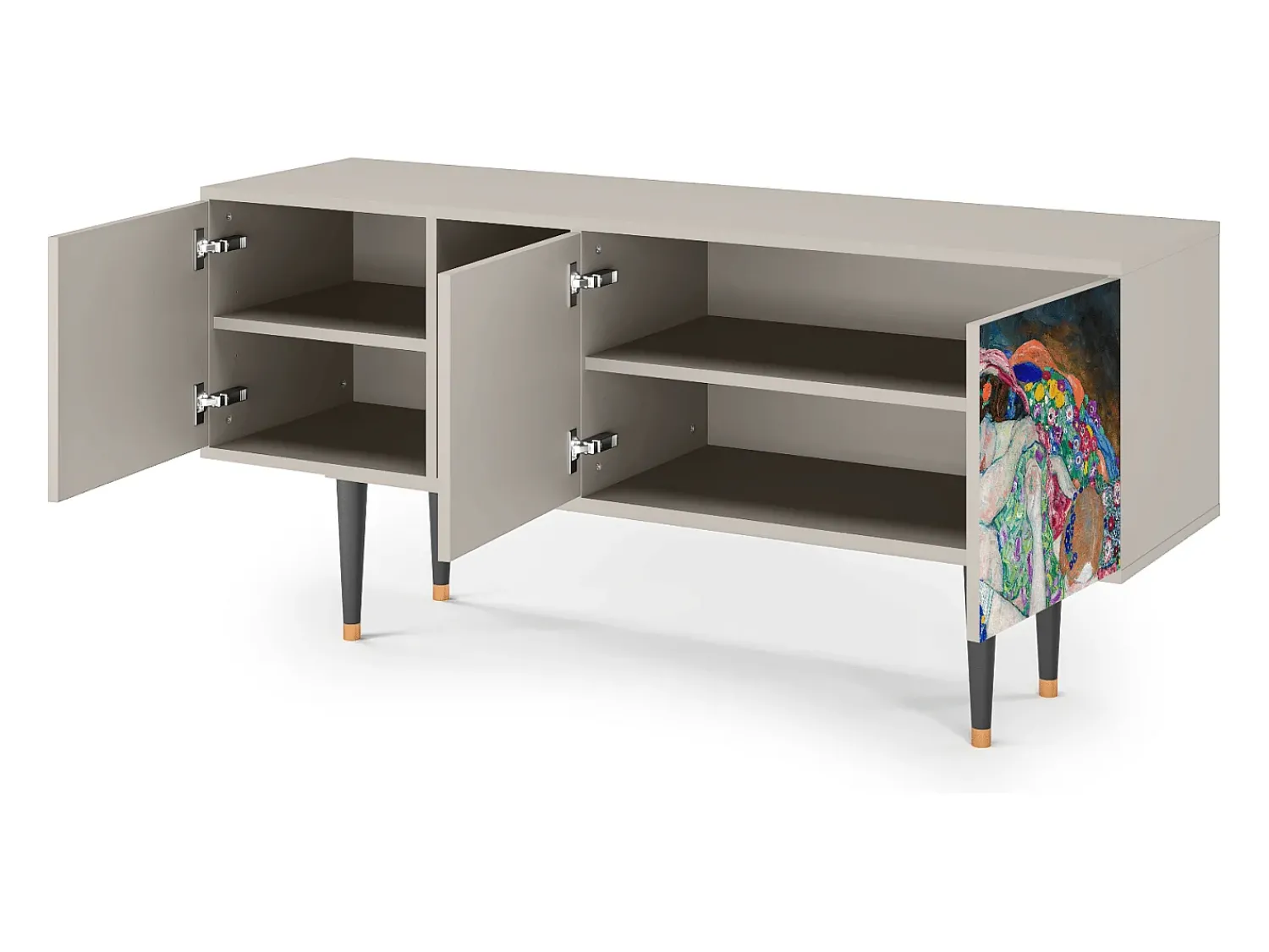 Mueble de TV - 150х69х41 cm - T5 - The Maiden by Klimt, Areia^ Móvel De Tv