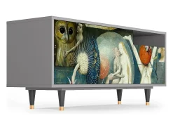 Móvel De Tv| Mueble de TV - 125х56х41 cm - T7 - The Garden Of by Bosch, Cinza Cinzento
