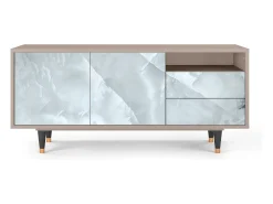 Móvel De Tv* Mueble de TV - 125х56х41 cm - T7 - The Onyx, Latte Bege