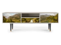 Móvel De Tv* Mueble de TV - 170х59х41 cm - T6 - The Heart of the Andes , Areia Bege