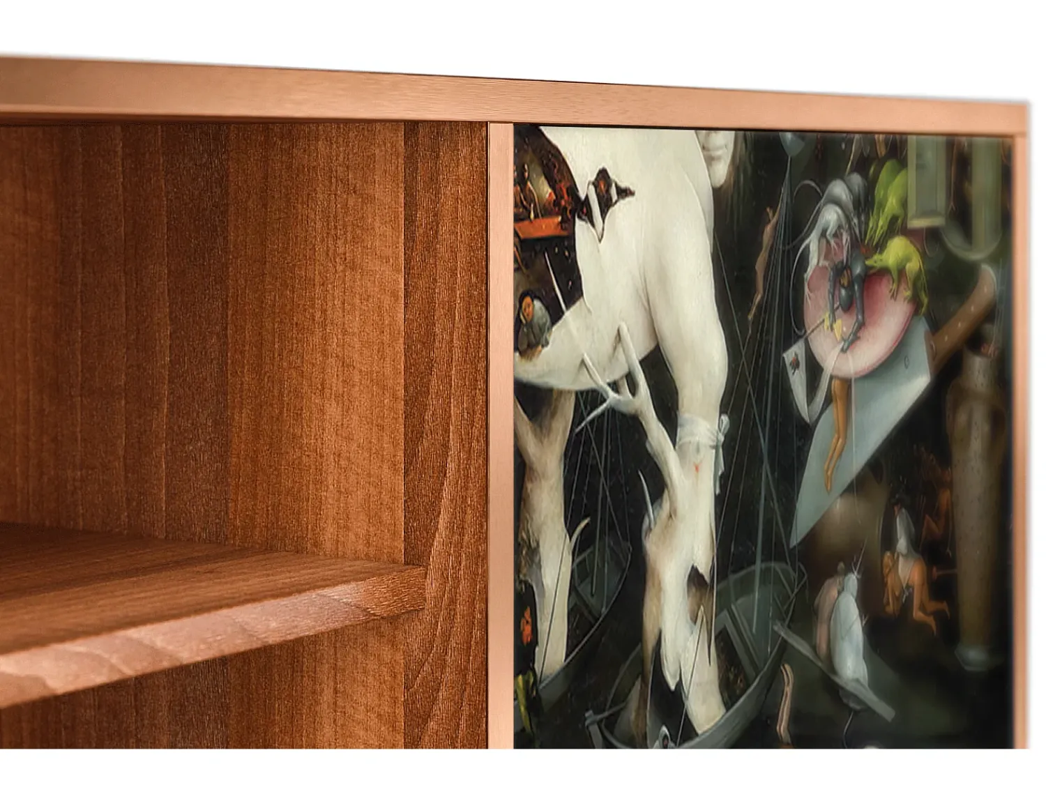 Mueble de TV - 170х69х48 cm - T2 - The Garden 2, Nogueira Castanho