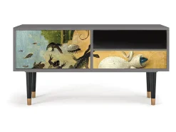 Móvel De Tv* Mueble de TV - 115х59х48 cm - T3 - The Garden by Bosch, Cinza Cinzento