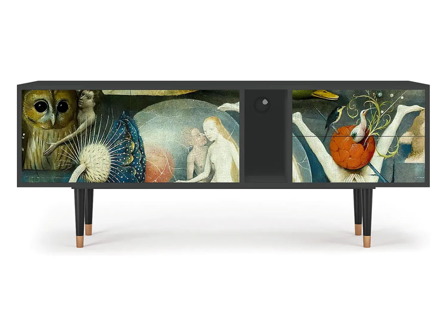 Móvel De Tv| Mueble de TV - 170х69х48 cm - T1 - The Garden Of by Bosch, Antracite Cinza antracite