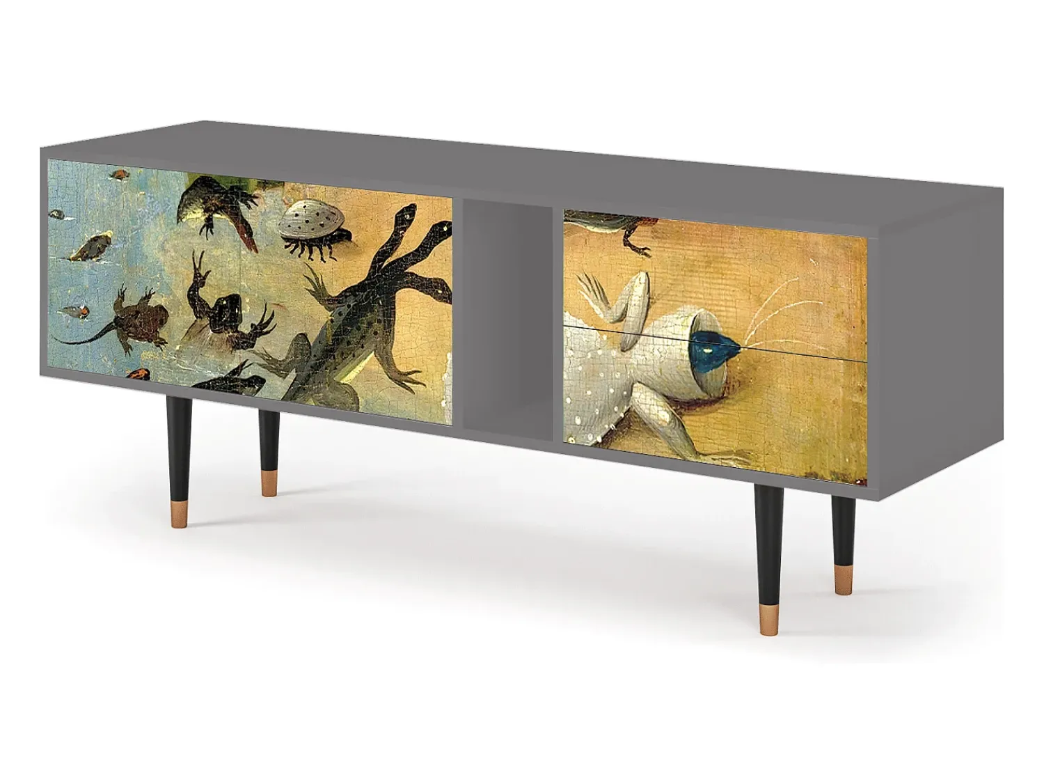 Móvel De Tv* Mueble de TV - 170х69х48 cm - T1 - The Garden by Bosch, Cinza Cinzento