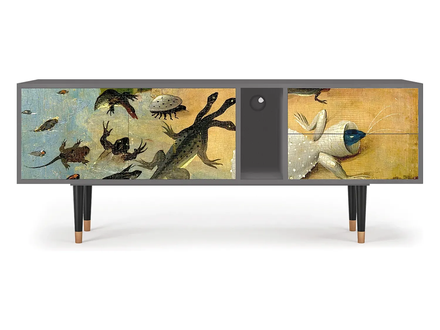 Móvel De Tv* Mueble de TV - 170х69х48 cm - T1 - The Garden by Bosch, Cinza Cinzento