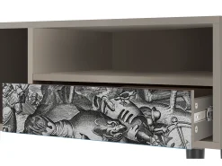 Clearance Mueble de TV - 115х59х48 cm - T3 - The Temptation, Areia Bege