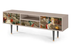 Móvel De Tv| Mueble de TV - 170х59х41 cm - T6 - The Younger - Spring, Latte Bege