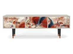 Móvel De Tv| Mueble de TV - 170х59х48 cm - T4 - The City Rises, Areia Bege