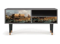 Discount Mueble de TV - 115х59х48 cm - T3 - The Bucintoro, Cinza Cinzento