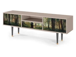Móvel De Tv* Mueble de TV - 170х59х41 cm - T6 - The Girl - James Jean, Latte Bege