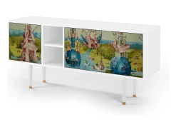 Best Mueble de TV - 150х69х41 cm - T5 - The Garden 2 by Bosch, Branco Bege