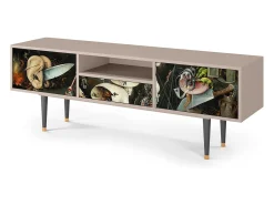 Móvel De Tv* Mueble de TV - 170х59х41 cm - T6 - The Garden 2, Areia Bege