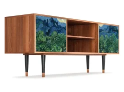 Móvel De Tv* Mueble de TV - 170х69х48 cm - T2 - The Oil Trees, Nogueira Castanho