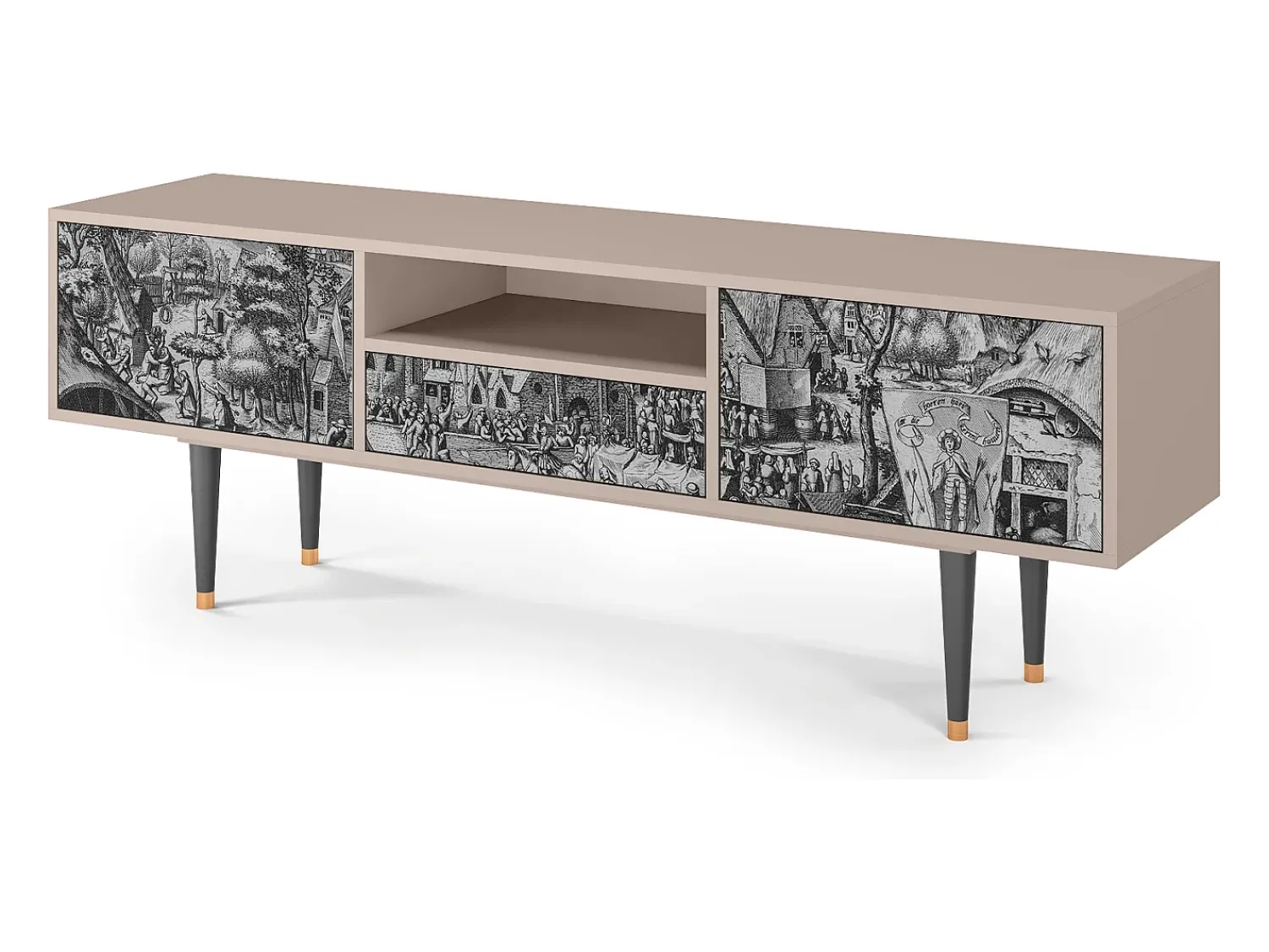 Mueble de TV - 170х59х41 cm - T6 - The Festival of Saint, Latte^ Móvel De Tv