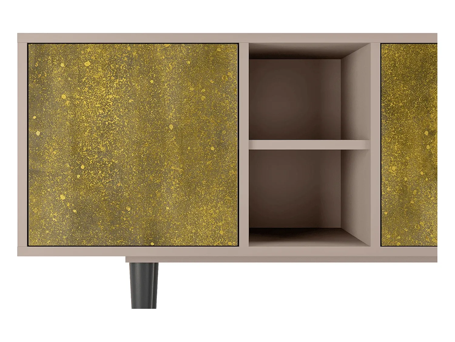 Discount Mueble de TV - 150х69х41 cm - T5 - The Kiss by Klimt , Latte Bege