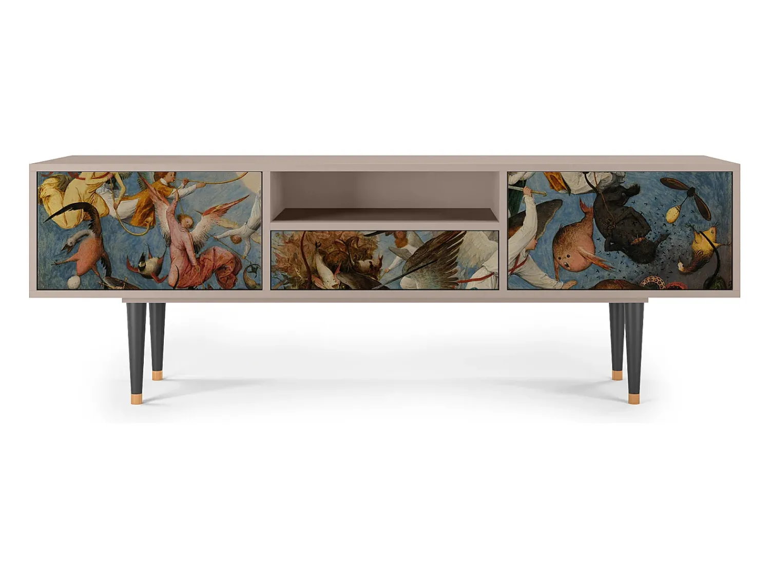 Mueble de TV - 170х59х41 cm - T6 - The Fall, Latte Bege