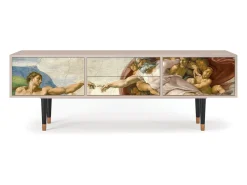 Mueble de TV - 170х59х48 cm - T4 - The Creation of Adam, Latte^ Móvel De Tv