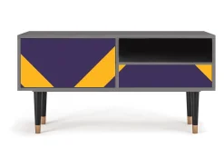 Móvel De Tv| Mueble de TV - 115х59х48 cm - T3 - The Brightest Way, Cinza Cinzento