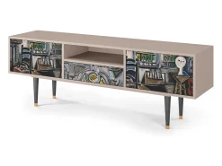Móvel De Tv| Mueble de TV - 170х59х41 cm - T6 - The Studio , Areia Bege